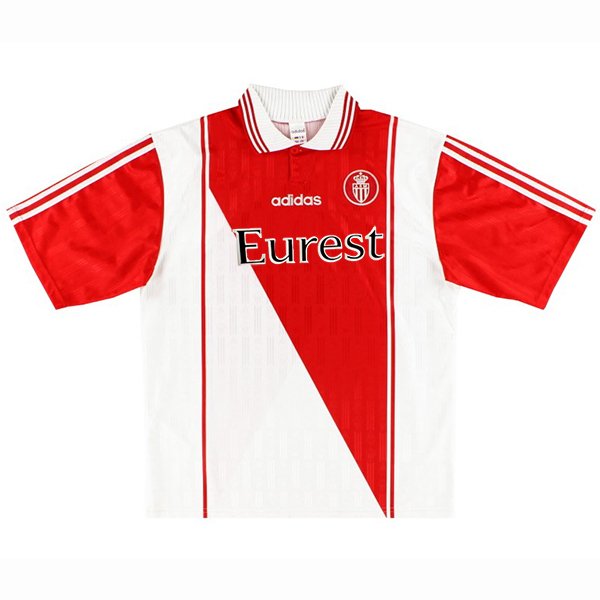 AS Monaco domicile maillot rétro uniforme de football hommes premier kit de football maillot de sport 1998